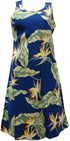 Bird of Paradise #5 Women's Short Tank Flared Hawaiian Dress